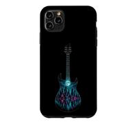 Electric Guitar City Skyline Night Stars Guitarist Gift Case for iPhone 11 Pro Max