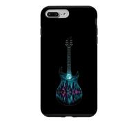 Electric Guitar City Skyline Night Stars Guitarist Gift Case for iPhone 7 Plus/8 Plus