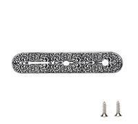 Electric Guitar Control Plate Metal Carved Accessory Replacement Part for TL TELEBlack Art for TL TELEBlack Electric Guitar Control PlateGuitar Plate AccessoryGuitar (Silver)