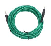 Electric Guitar Cord, PVC Plastic, Effective Noise Reduction Spring Coils, Pure Copper Core Guitar Cable, Thick Gold Plated Connector for Keyboards (6M / 19.69ft)