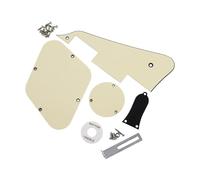 Electric Guitar Cover Scratch Plate Switches Cavity Rhythm Treble Metal Bracket Trusses Rod Covers Enduring Scratch for Electric with Mounting Screws and Control Cavity