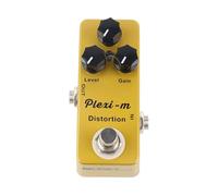 Electric Guitar Distortion Effect Pedal, Full Metal Shell, Compact Size - True Bypass Switching, LED Indicator, Ideal for Guitarists and Live Performances