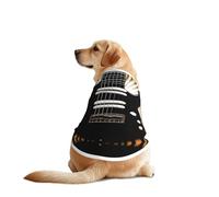 Electric Guitar Dog Shirt Vest Dog Clothes- Breathable Cooling for Big Dogs, Sun Protection Comfort Wear for Golden Retriever, Husky, Alaska Outdoor Activities XX-Large