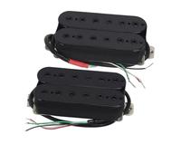 Electric Guitar Double Coil Pickup 12 6-corner Adjustable Magnetic Core Double-linked Four-wire Cut Single(B+N A)