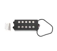 Electric Guitar Double Coil Pickup Clear Sound Metal 5 String Electric Bass Dual Coil Pickup Ceramic Magnet Design Noiseless Design Easy Installation for Rock Jazz Metal Players