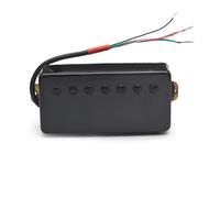 Electric guitar double coil pickup seven-string copper shell pickup pickup 5-wire double coil can be cut single Electric Guitar Instrument Pickups(Black)