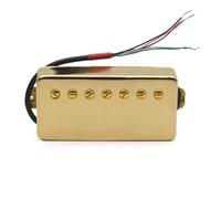 Electric guitar double coil pickup seven-string copper shell pickup pickup 5-wire double coil can be cut single Electric Guitar Instrument Pickups(Gold)