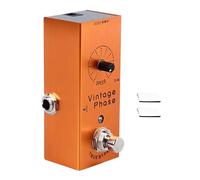 Electric Guitar Effect Pedal Metal Knob Adjustment Mini Portable Orange - Enhance Timbre Fullness, Flexible Control for Rock, Metal & Jazz Players (Orange)