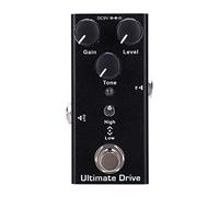Electric Guitar Effect Pedal Mini True Bypass, Drive Overdrive, DC 9V Power - Rich Harmonic Overdrive, Tone Preserving Design, Easy Control for Guitar Players
