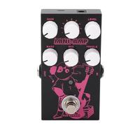 Electric Guitar Effect Pedal Professional Multi Effects Mini Guitar Pedal with 9 Tone Selections Hardware Bypass USB Power for Live Performance Practice Metal 112x68x40mm