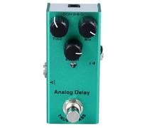 Electric Guitar Effect Pedal Single Type Accurate Adjustment Compact Portable Mini Effect Pedal for Performance Practice Sessions Aluminum Alloy Durable Reliable (Analog Delay(10))