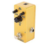 Electric Guitar Effects Pedal Mini Modulation Pedal Single Block Simulation Pedal with Excellent Sound Effect for Hard Rock (Golden Distortion)