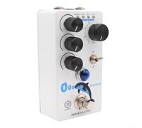 Electric Guitar Effects Pedal Mosky for Dolphin Distortion Overdrive, Fulltone OCD circuit, VOLUME/TONE/DRIVE controls, HP/LP toggle, 4 MODE SELECTION KNOB MOSFET/SOFT/for Ge/Si Clipping