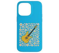 Electric Guitar Floral Flowers Guitarist Spring Summer Case for iPhone 14 Pro Max
