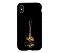Electric Guitar Galaxy Stars Night Sky Guitarist Gift Case for iPhone X/XS