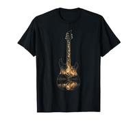 Electric Guitar Galaxy Stars Night Sky Guitarist Gift T-Shirt
