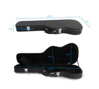 Electric Guitar Hard Case Microgroove Flat Surface Straight Flange UK
