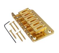 Electric Guitar Hardtail Fixed Bridge With Screws Top Loading Saddles Tailpiece Guitar Accessories