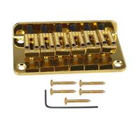Electric Guitar Hardtail Fixed Bridge With Screws Top Loading Saddles Tailpiece Guitar Accessories Electric Guitar Part Replacement And Hardware Accessories