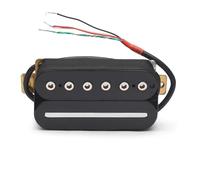 Electric Guitar Humbucker Adjusting Dual Coil Guitar Pickup With 4 Conduct Cable Coil Splitting Black guitar pickup parts (Color : Neck Black)