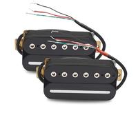 Electric Guitar Humbucker Pickup Blade/Hex Screw Adjusting Dual Coil Guitar Pickup With 4-Conduct Cable/Coil Splitting(B+N 1)
