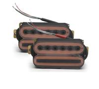 Electric Guitar Humbucker Pickup Blade/Hex Screw Adjusting Dual Coil Guitar Pickup With 4-Conduct Cable/Coil Splitting(B+N 3)