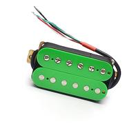 Electric Guitar Humbucker Pickup Coil Spliting Dual Coill Green Pickup With 4 Conduct Cable Output Electric Guitar Parts Replacement (Color : Neck)