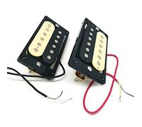 Electric Guitar Humbucker Pickup Set Of 2 Coil Pickups For Guitar Parts Chrome