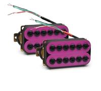 Electric Guitar Humbucker Pickups Adjustable Metal Double Coil With 4 Conduct Cable/Coil Splitting(B+N 7)