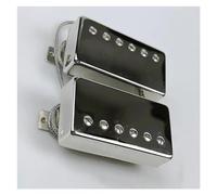 Electric Guitar Humbucker Pickups White Copper Base Nickel Cover Guitar Parts Set Pickups Set
