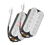 Electric Guitar Humbucker White Pickup With 4 Conduct Cable Coil Splitting Pickup Parts Pickups Set(One set)