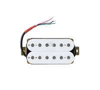Electric Guitar Humbucking Pickup 6-corner Double Pickup Double Four-lead Instrument Accessories(Color:2,Size:B)