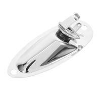 Electric Guitar Jack Plate Replacement Zinc Alloy Silver Set