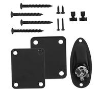 Electric Guitar Jack Plates Black Iron Socket Plate