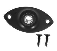 Electric Guitar Jack Plates Metal Jack Plates Black