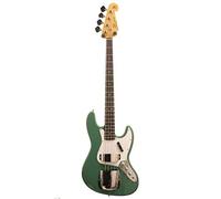 Electric Guitar Jazz Bass style in Vintage Green Gig Bag Basswood body by SX
