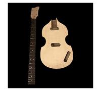 Electric Guitar Kits 2 Dual-coil Pickups Unfinished DIY Electric Bass Guitar Kit 2 Volume Controls