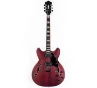 Electric Guitar Kits 22 Fret Semi Hollow Jazz Electric Guitar(Red)