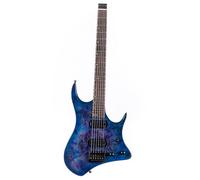 Electric Guitar Kits 6 String Headless Jazz Electric Guitar(Blue)