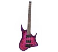Electric Guitar Kits 6 String Headless Jazz Electric Guitar(Purple)