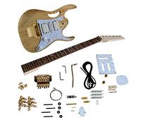 Electric Guitar Kits Basswood Body Rosewood Fingerboard Durable Maple Neck Complete DIY Electric Guitar Building Kit