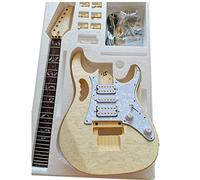 Electric Guitar Kits Basswood Body Rosewood Fingerboard Solid Maple Neck Complete DIY Electric Guitar Building Kit