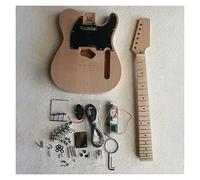 Electric Guitar Kits Unfinished Mahogany Body Maple Neck 22 Frets DIY Electric Guitar Set Kit