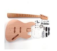 Electric Guitar Kits Unfinished Maple/Rosewood Fretboard Mahogany Body 20 Frets DIY Electric Guitar Kit (Color : Maple)