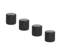 Electric Guitar Knobs, Easy to Install Electric Guitar Volume Knob for Bass (Black)