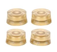 Electric Guitar Knobs,Guitar Tone Speed Volume Control Knobs Replacement Accessory for Les Paul LP Electric Guitar Electric Guitar Accessories (golden white letters)
