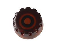 Electric Guitar Knobs Potentiometers Gears Tone Volume Acrylic Material Guitar Knobs For Adult Beginners(Coffee 1 piece)