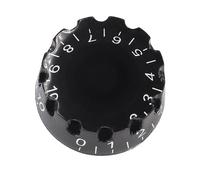 Electric Guitar Knobs Potentiometers Gears Tone Volume Acrylic Material Guitar Knobs For Adult Beginners(Bk 1 piece)
