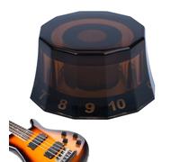 Electric Guitar Knobs Turning Controls Vintage Electric Parts | Clear Cover Vintage Turning Knobs for LP SG Style Electric Bass String Instruments Replacement Parts