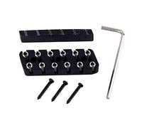 Electric Guitar Lock Nut Metal Bone Guitar String Locking Nut 6-String 7-String 8-String Headless Piano Pillow Set Guitar Bridge Brass & Bridge Parts Screws
